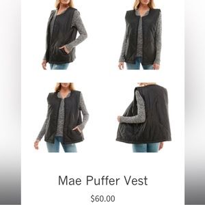 Socialite mae puffer vest